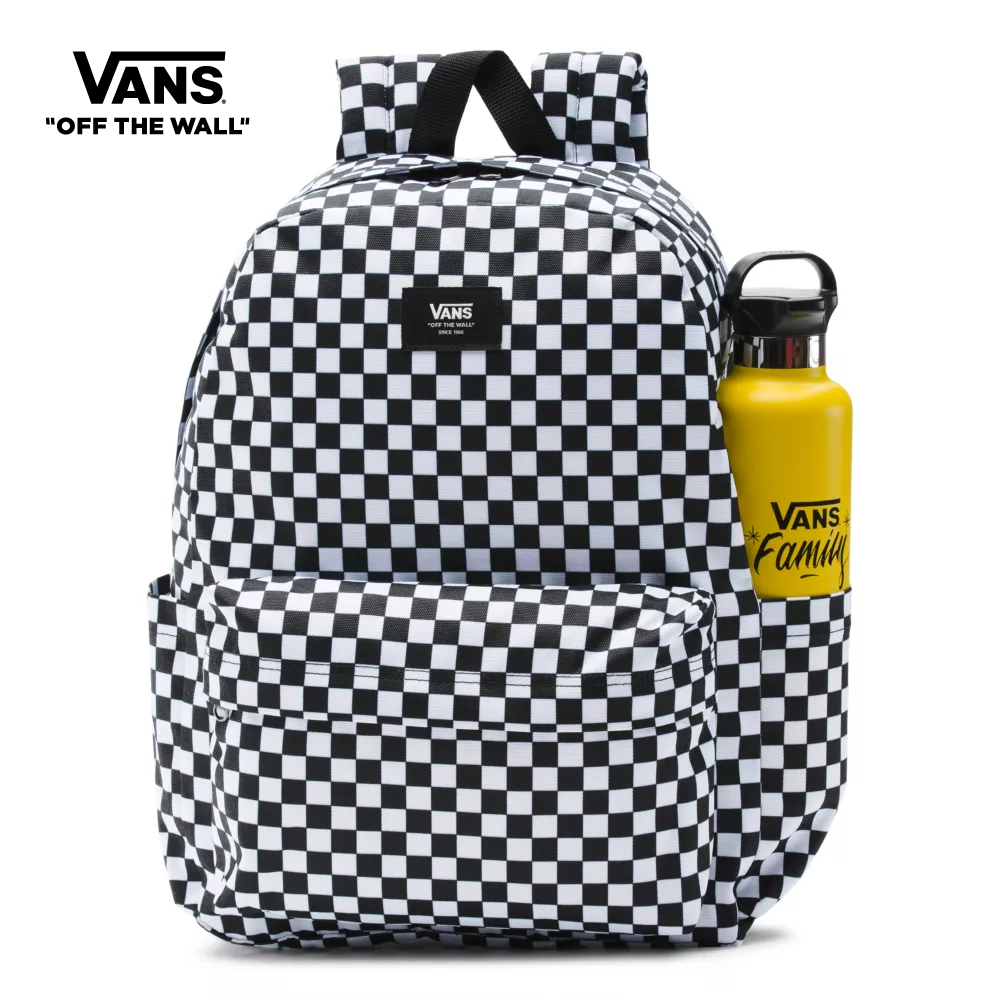 Vans Old Skool H2O Check Backpack Men Backpacks Black VN0A5KI1Y281