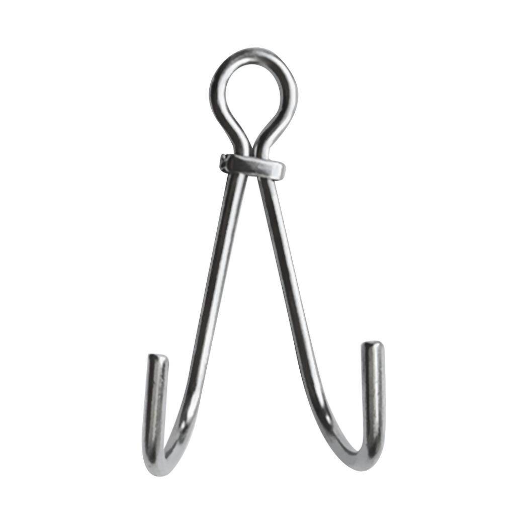 ZYAire 316 Stainless Steel Underwater Scuba Dive Current/Drift Diving Reef Double Hook 13.5cm