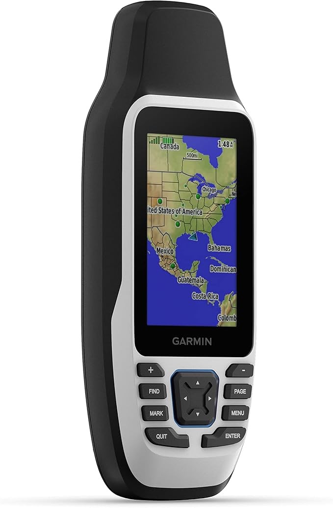 Garmin GPSMAP 79s, marine GPS handheld global basemap, rugged design, floats in water